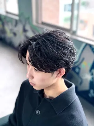 メンズ メンズバレイヤージュ 🔥千咲斗のヘアスタイル