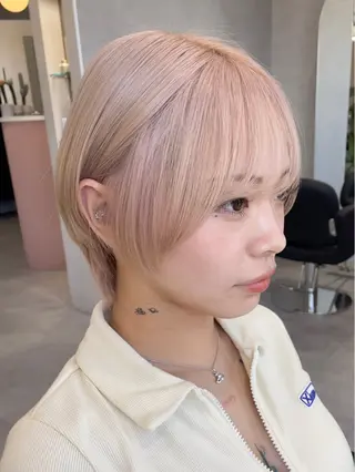 ショート 吉留愛加/ 似合わせ/心斎橋のヘアスタイル