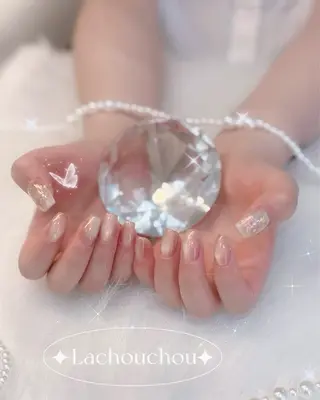 ネイル 透明感/フィルイン/ 亀戸5分ラシュシュのネイルデザイン