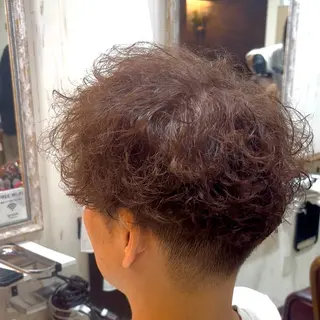 ショート パーマ メンズ 💥桜木町メンズ専門 💥ルキのヘアスタイル