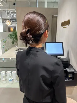 ミディアム ヘアアレンジ ayaka #パーマ#アレンジのヘアスタイル