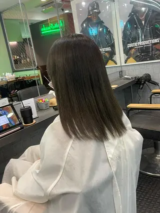 セミロング 渋谷/フェード/ 國分 翔のヘアスタイル