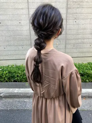 ロング ✨色持ちの良い艶 カラー✨蟹江真世のヘアスタイル