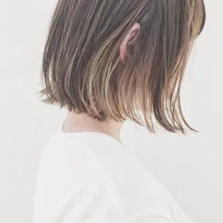 ミディアム インナー/くびれ/ ショート/Chereのヘアスタイル