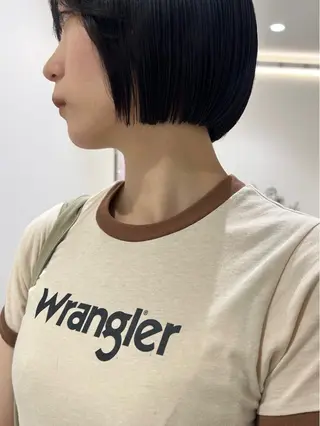 ショート 👔ボブ﹨髪質改善 ストレート🩳ももかのヘアスタイル