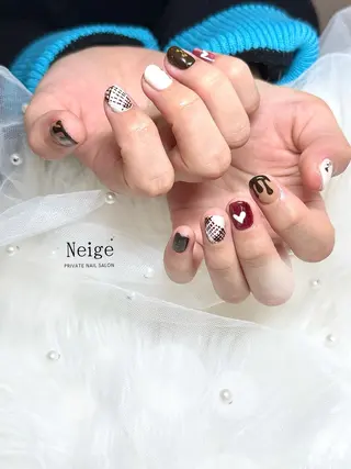ネイル Neige‪𓂃ai ＊梅津 / 松尾のネイルデザイン