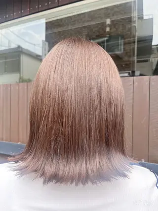 ミディアム カラー たなか なおのヘアスタイル