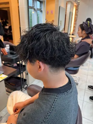 パーマ メンズ ⭐️メンズパーマ /カラー宮野翔のヘアスタイル