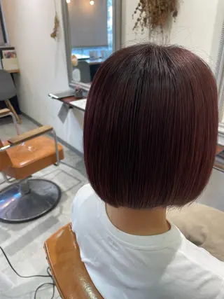 ショート カラー 髪質改善アンジュール ひかりのヘアスタイル