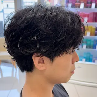 パーマ メンズ メンズ縮毛矯正 ♠️店長下平隼人のヘアスタイル
