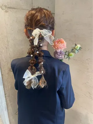 ロング ヘアアレンジ 美髪× ヘアセット✨Araiのヘアスタイル