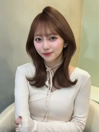 ミディアム 大宮|髪質改善×韓国 レイヤー💎しょうまのヘアスタイル