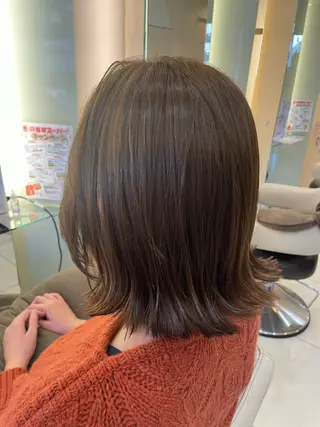ミディアム カラー ヘアアレンジ リリー /Men's/パーマのヘアスタイル