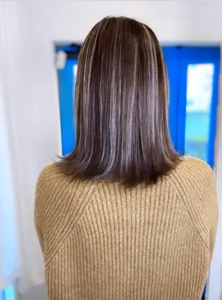 ミディアム カラー ヘアアレンジ 次世代シールエクステ 錦糸町 小泉 朋之のヘアスタイル