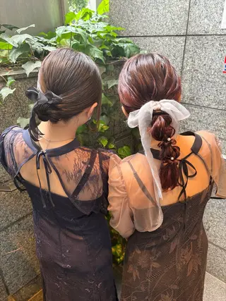 ヘアアレンジ one  chair natsumiのヘアスタイル