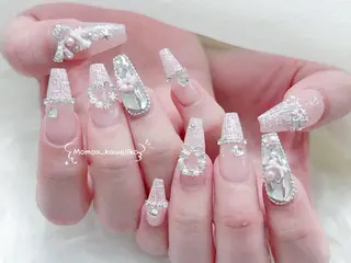 ネイル MoMoA Nail ネイル長さ出し専門店のネイルデザイン