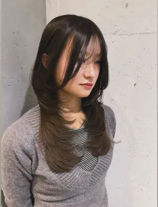 ロング Juna✂️ レイヤー / ボブのヘアスタイル