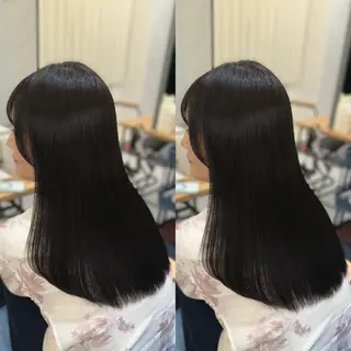 ロング 髪質改善🩵縮毛矯正 代々木/木下のヘアスタイル