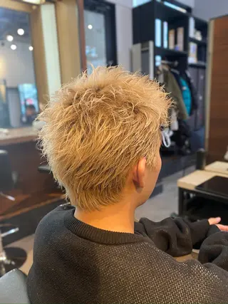 カラー メンズ IRIE⚡️メンズ/ パーマ⚡️北川聖也のヘアスタイル