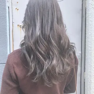 ロング カラー 井上 美奈子のヘアスタイル