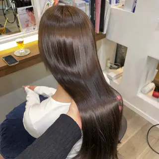 ロング 🎀ハイトーン/ 艶カラー/夕月🎀のヘアスタイル