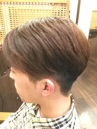 ショート カラー メンズ クセを最大限に活かす メンズパーマ奈良大祐のヘアスタイル