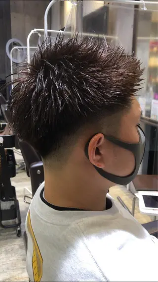 ショート カラー パーマ ヘアアレンジ メンズ キッズ ネイル マツエク・マツパ アイブロウ EnBlesS西宮 マンツーマン神道有基のヘアスタイル