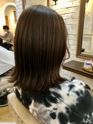 ミディアム 鷺沼駅徒歩1分 キシタクのヘアスタイル