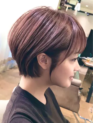 ショート カラー ✨大人ショート特化 /カットモデル/銀座のヘアスタイル