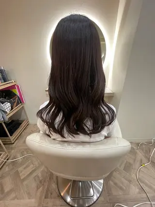 ロング 市原亮/塩釜口/ ツイスパ/波巻きのヘアスタイル