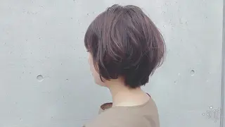 ショート ニュアンスパーマ/ レイヤー/茶屋町のヘアスタイル