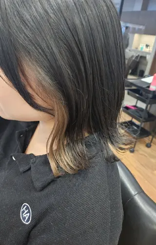 ミディアム カラー 関口 友菜のヘアスタイル