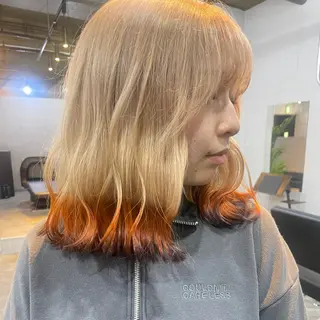 ミディアム 🎗️comoda 神戸三宮 髪質改善のヘアスタイル