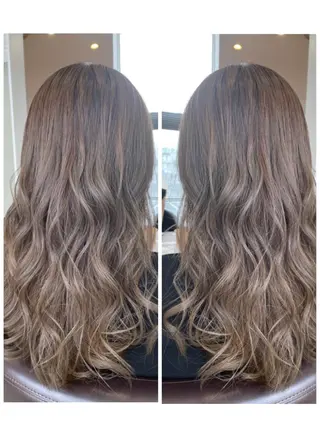 ロング 開發 紗貴のヘアスタイル
