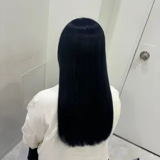 ロング カラー 韓国っぽ♡寒色/暗髪 🫧MOEKA🦋のヘアスタイル