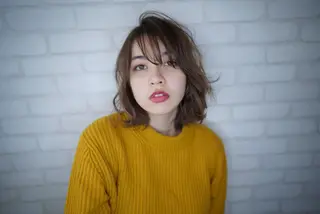 ミディアム カラー パーマ ヘアアレンジ 大久保寿高✨ なりたい色を叶える✨のヘアスタイル