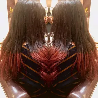 ロング カラー 柿沼  洸太のヘアスタイル