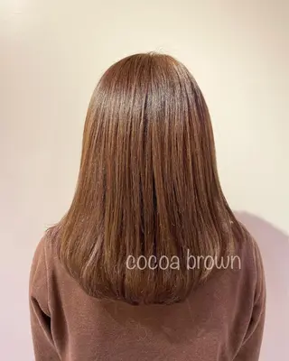 ミディアム カラー パーマ ヘアアレンジ RIYA❤︎ Aujuaソムリエのヘアスタイル