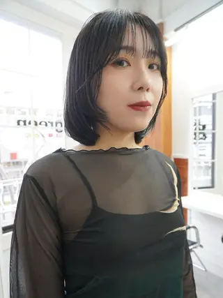 ショート カラー レイヤー/似合わせ TAKUYAのヘアスタイル