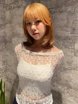 ミディアム カラー mai / linoah˚✧のヘアスタイル