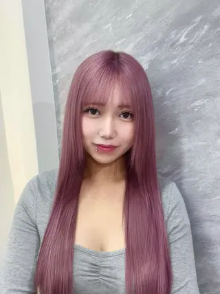 ロング カラー 韓国ヘア‎🪽 あんじぇ‎🤍池袋のヘアスタイル