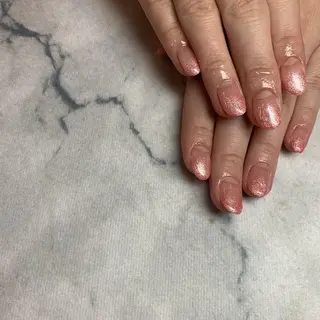 ネイル ネイルリボン 受付スタッフのネイルデザイン