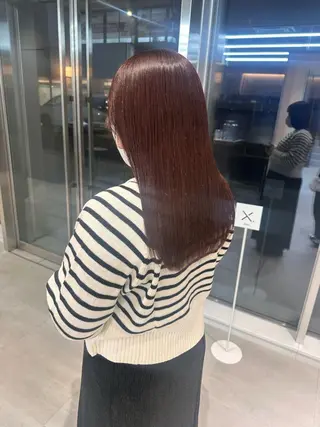 ロング カラー 染谷 遥花のヘアスタイル