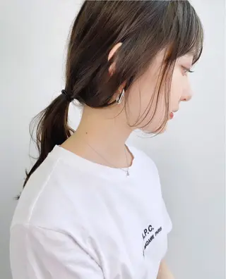 セミロング カラー マンツーマン半個室 tamuraのヘアスタイル