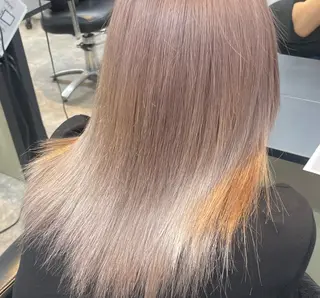 ミディアム カラー 【無料カットモデル】 水山まさはる🌸のヘアスタイル