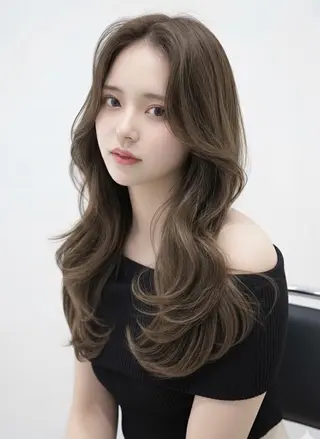 ロング カラー ヘアアレンジ 【代表】 たき〜のヘアスタイル
