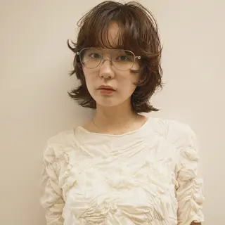 ショート パーマ パーマ/透明感カラー 元町🌱takutoのヘアスタイル