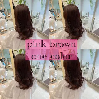 ロング カラー ピンクカラー🎀/ ミルクティー🍼花音のヘアスタイル