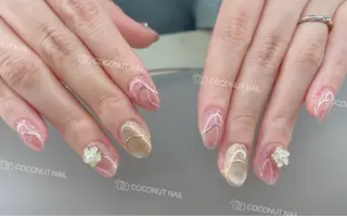 ネイル 神田 ココナッツのネイルデザイン
