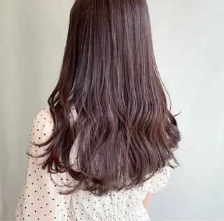 ロング カラー 山口 莉奈のヘアスタイル